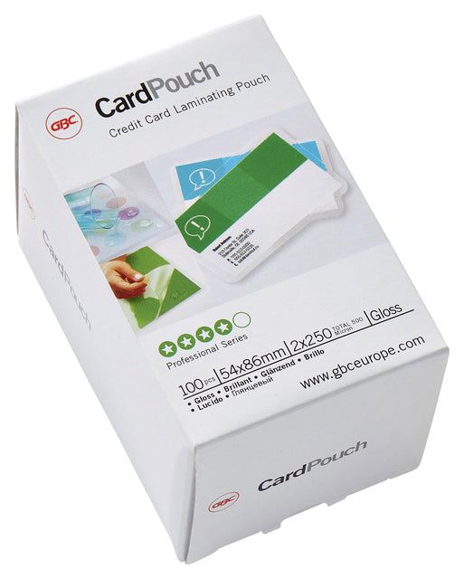 GBC - Lamineerhoes gbc creditcard 54x86mm 2x250micron