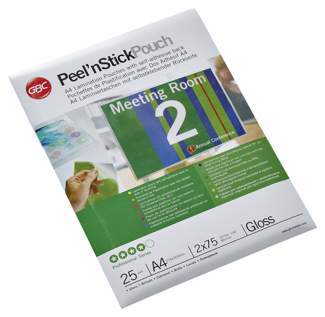 GBC - Lamineerhoes gbc peel en stick 2x75micron
