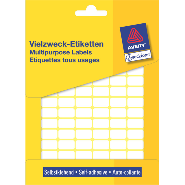 Étiquette Avery Zweckform 3311 16x9mm blanc 2646 pièces