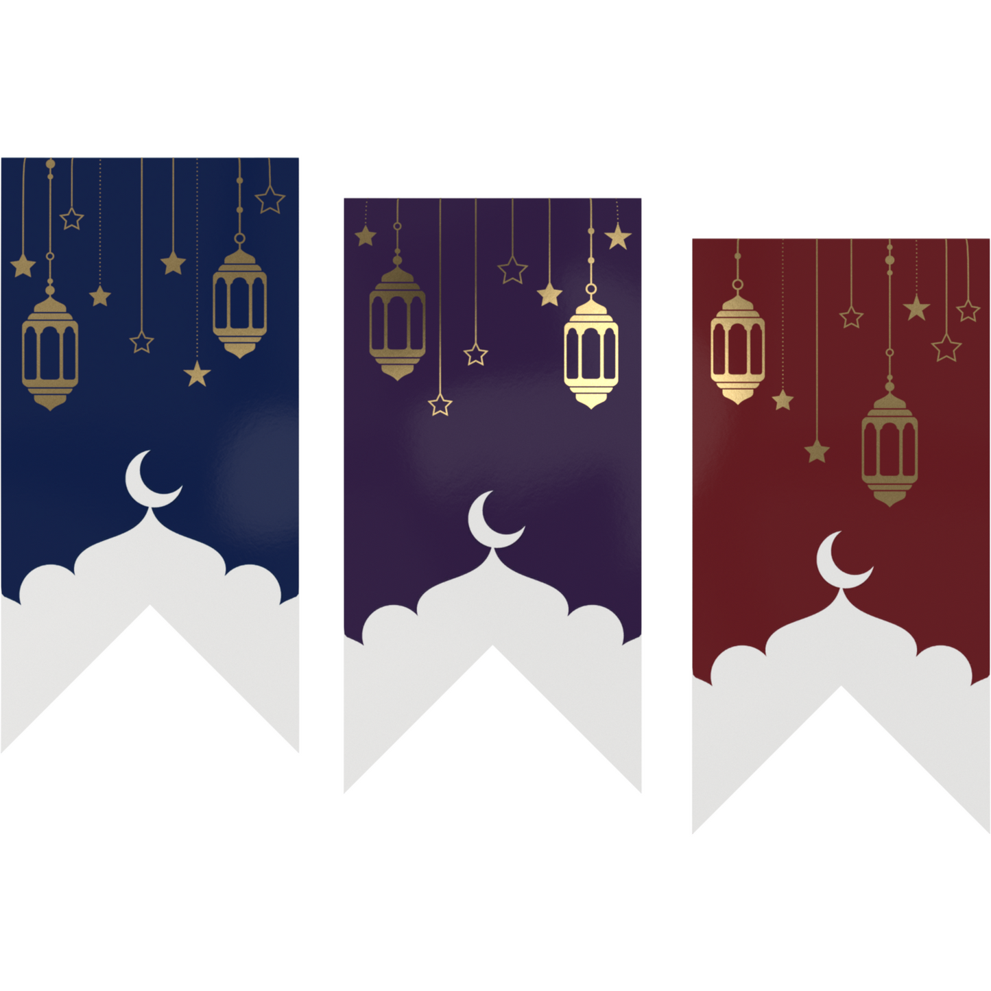 Klika - Etiket | Cadeauetiket | papier | Lantern | 60x30mm | assorti | rol à 500 stuks