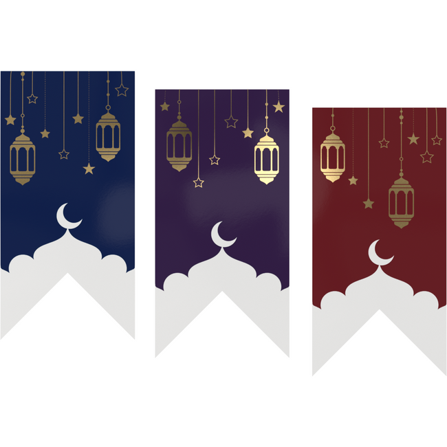 Klika - Etiket | Cadeauetiket | papier | Lantern | 60x30mm | assorti | rol à 500 stuks