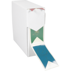 Klika - Etiket | Cadeauetiket | papier | Elegant | 60x30mm | assorti | rol à 500 stuks
