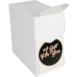 Klika - Etiket | papier | A gift for you | permanent | ∅40mm | zwart | rol à 500 stuks