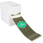 Klika - Etiket | Verzendetiket | papier | Eid Mubarak | 200x60mm | groen/goud/wit | rol à 100 stuks