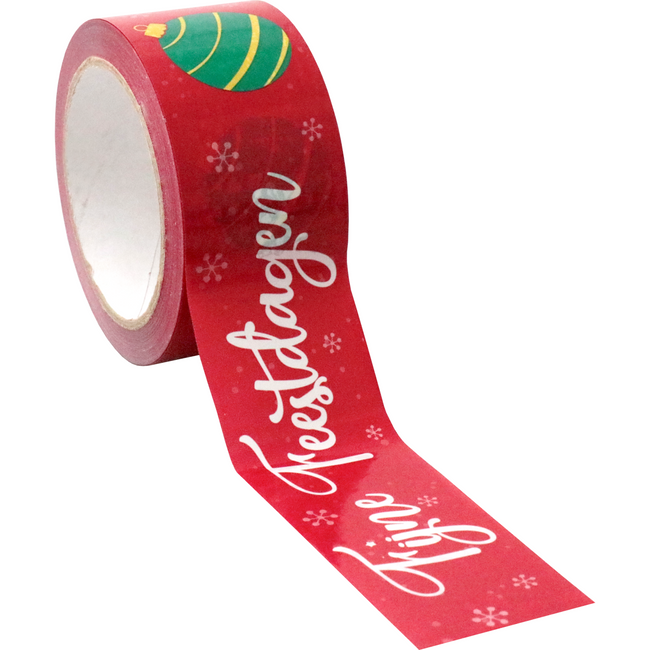 Klika - Dozensluite | Fijne feestdagen | PVC | 50mm | 66m | 1 stuks