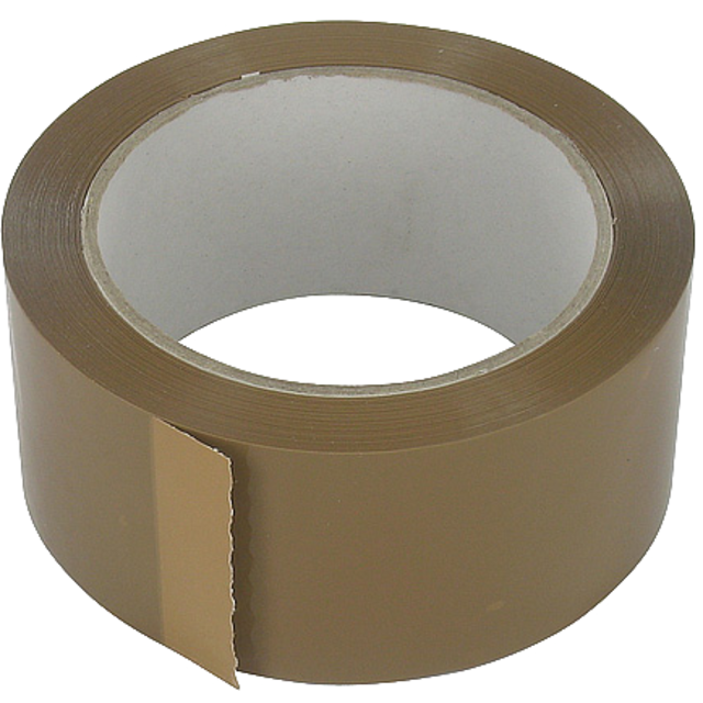 Klika - Dozensluite | PP | 48mm | 66m | bruin | 6 stuks