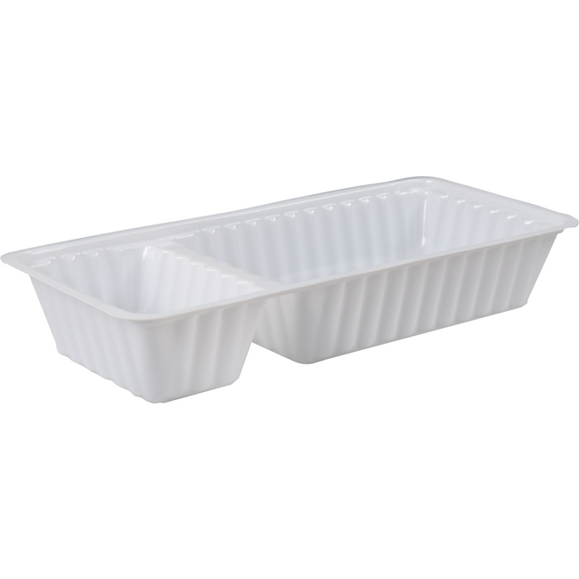 Klika - Bak | PS | A22 | snackbak | 203x95x36mm | wit | 250 stuks