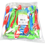 Klika - Lepel | sorbetlepel | PP | 175mm | assorti | zak à 100 stuks