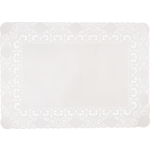 Klika - Taartrand | papier | 34x26cm | rechthoekig | wit | 250 stuks
