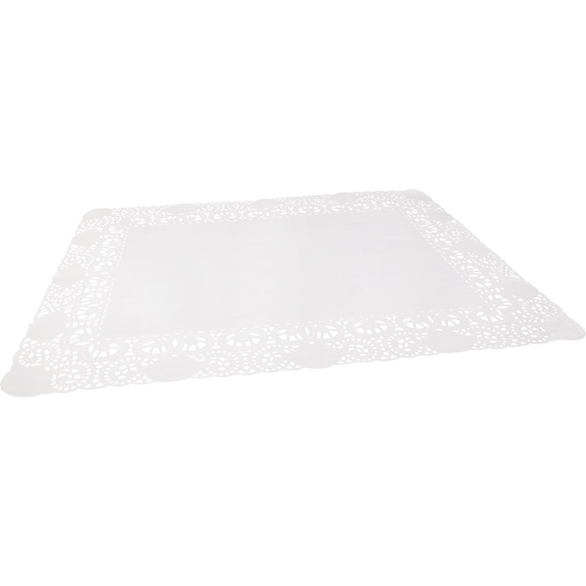 Klika - Taartrand | papier | 34x26cm | rechthoekig | wit | 250 stuks
