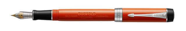 Stylo plume Parker Duofold Vintage grand rouge Centennial M 18K