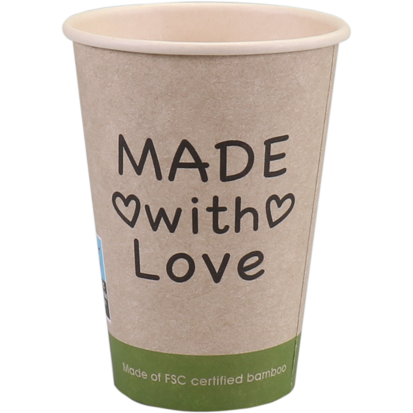 Klika - Beker | Made with Love | 180ml | 7.5oz | 93mm | 1000 stuks