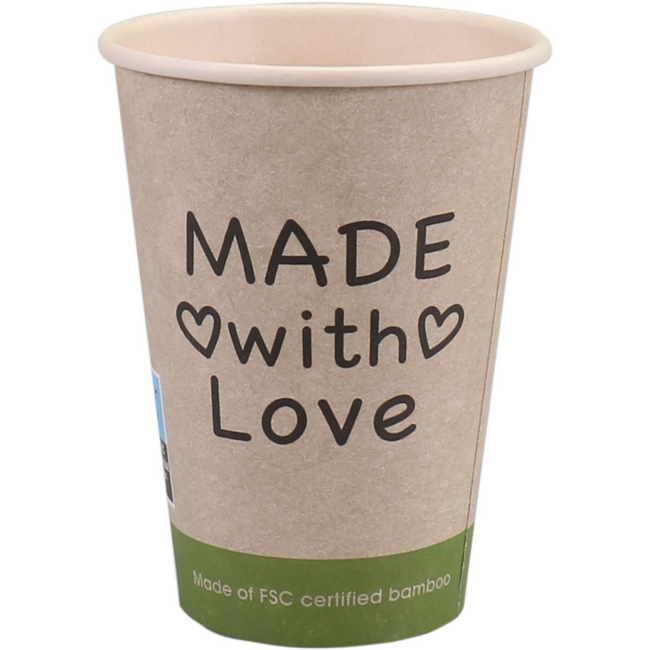 Klika - Beker | Made with Love | 180ml | 7.5oz | 93mm | 1000 stuks