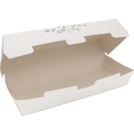 Klika - Bak | Karton + kleicoating | paninibox | 179x70x60mm | wit | 100 stuks
