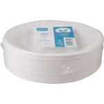 Depa - Bord | rond | 1-vaks | karton | Ø15cm | wit | 100 stuks