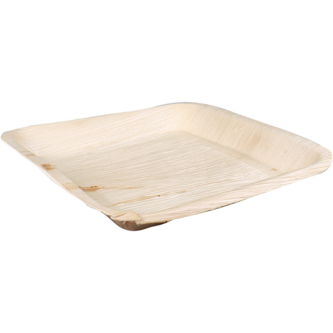 Depa - Biodore® Bord palmblad rechthoekig 24x24cm 25 stuks