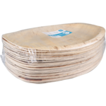 Depa - Schaal | 1-vaks | palmblad | ovaal | 36x24cm | naturel | 25 stuks
