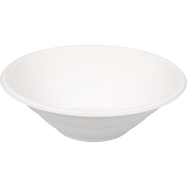 Depa - Schaal | bagasse (suikerrietpulp) | rond | 900ml | wit | 50 stuks