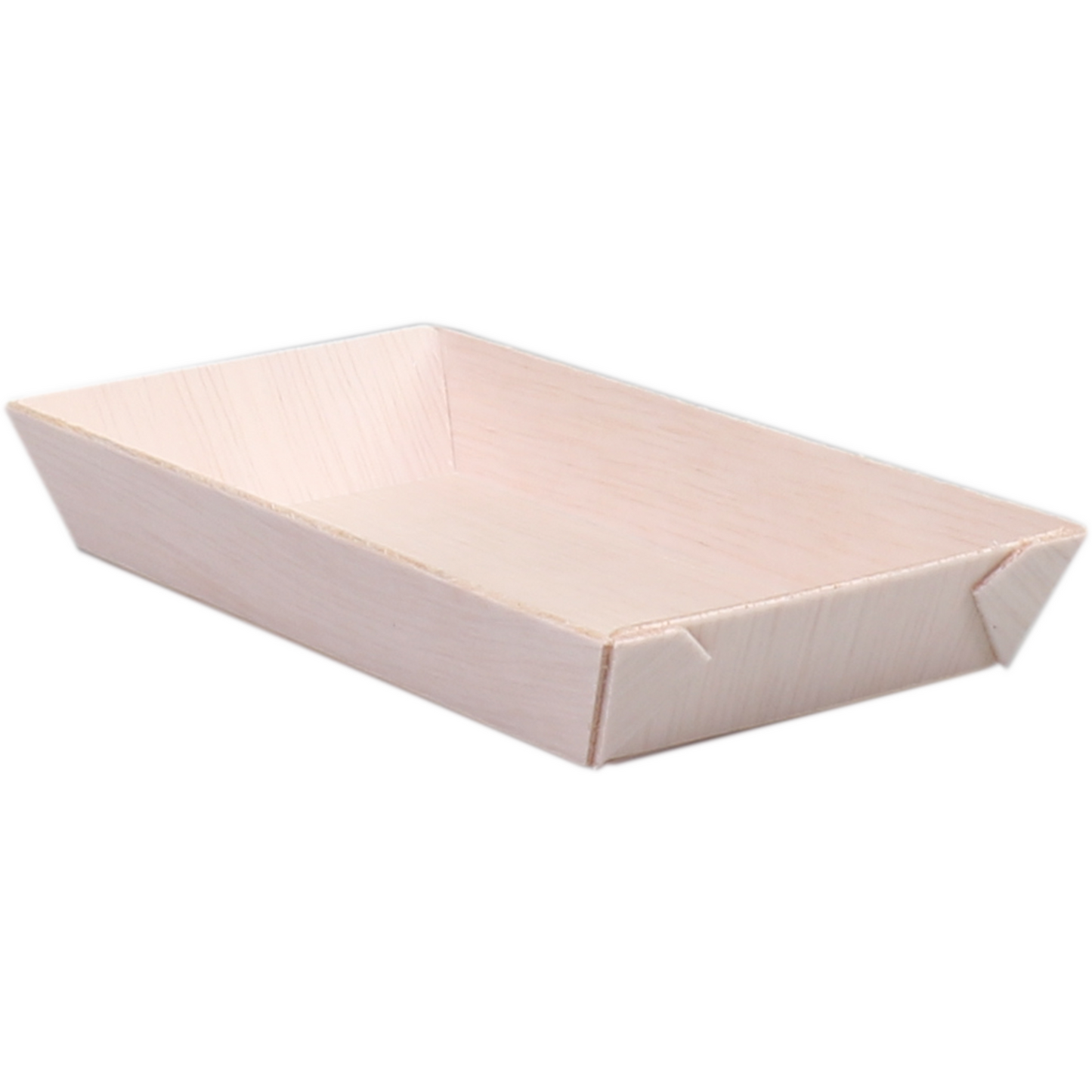Depa - Schaal | hout | rechthoekig | 130x65x20mm | naturel | 50 stuks