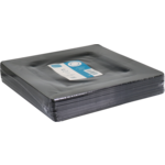 Depa - Plastic Bord, herbruikbaar vierkant 1-vaks, PP 20x20cm 20 stuks Zwart