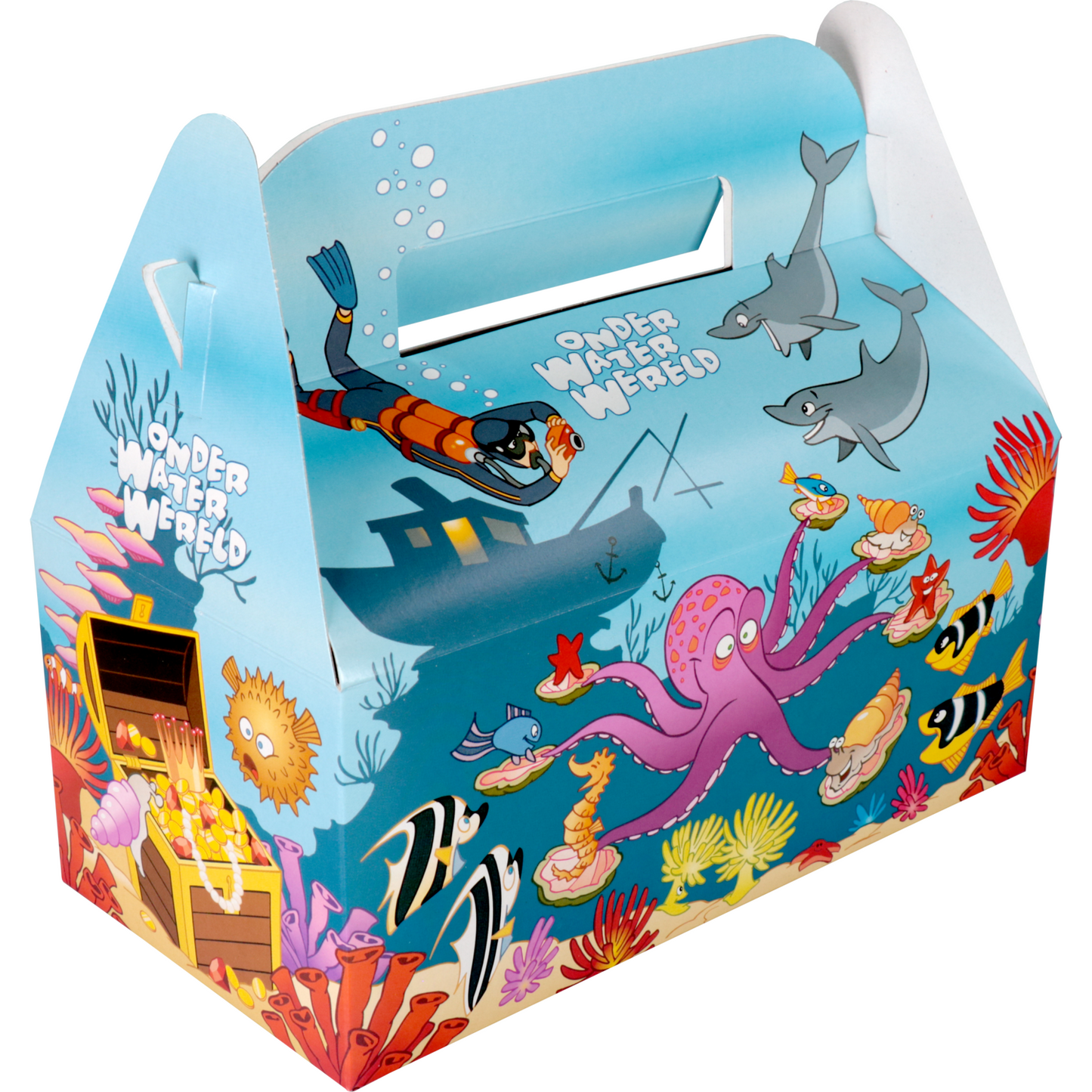 Klika - Kidsbox | Onderwaterwereld | karton | 225x120x95mm | 50 stuks