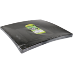 Goldplast - Bord | Use reuse | reusable | vierkant | 1-vaks | pP | 29x29cm | zwart | 12 stuks