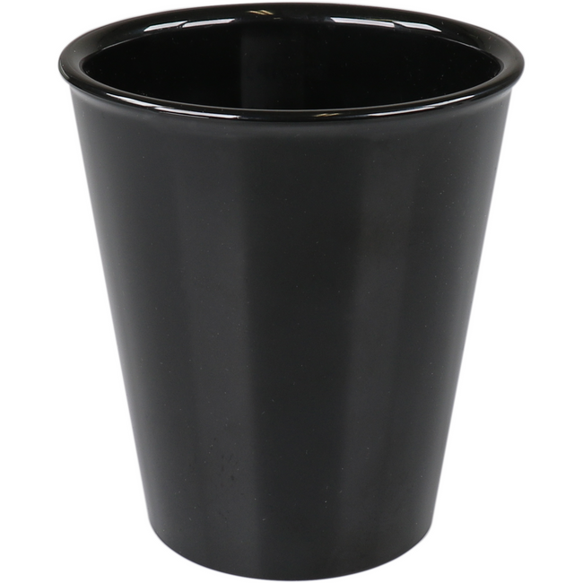 Ornamin | Coupe | SAN | réutilisable | incassable | 300ml | noir | 10 morceaux
