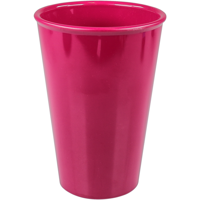 Ornamin | Coupe | SAN | réutilisable | incassable | 400ml | rouge mûre | 10 morceaux