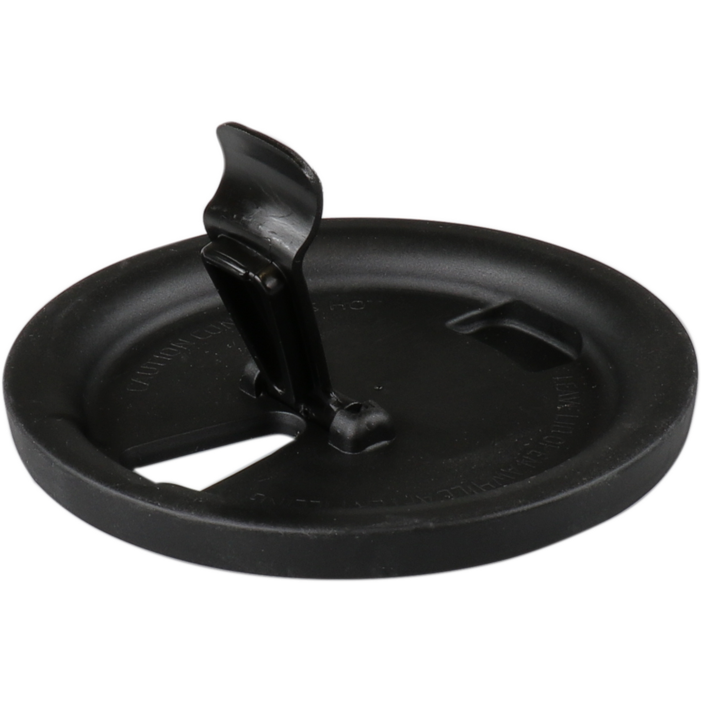 Couvercle Ornamin | TPE | réutilisable | avec abreuvoir refermable | incassable | noir | 10 morceaux