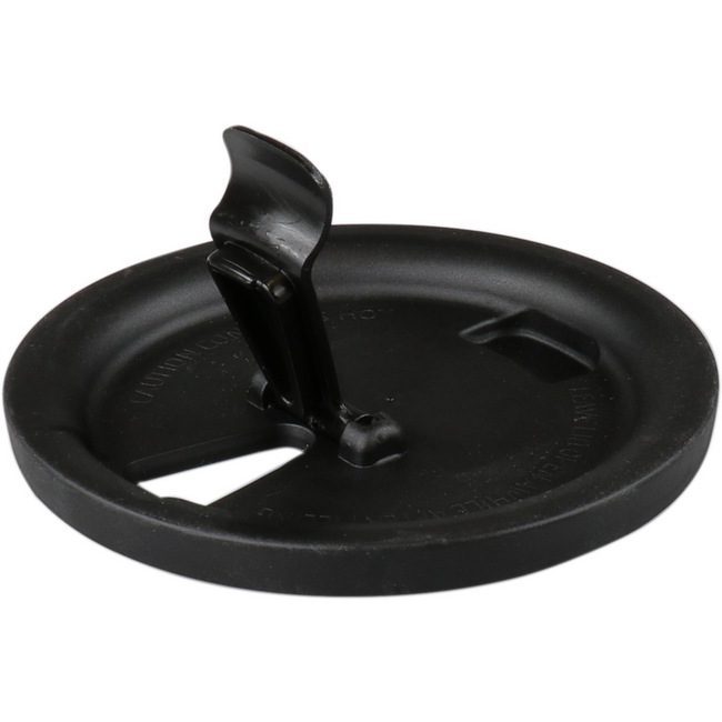 Couvercle Ornamin | TPE | réutilisable | avec abreuvoir refermable | incassable | noir | 10 morceaux