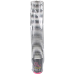 Depa - | Milkshakebeker | ICE is (N)ICE | Karton + PE | 400ml | 16oz | 128mm | zwart/roze | sleeve met 50 stuks