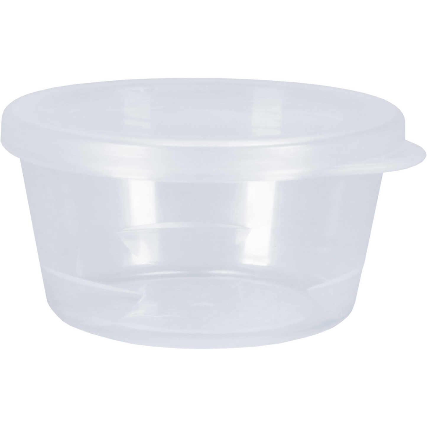 Circ - Cup | sauscup | met deksel | reusable | pP | Ø 75mm | 42mm | transparant | zak à 24 stuks