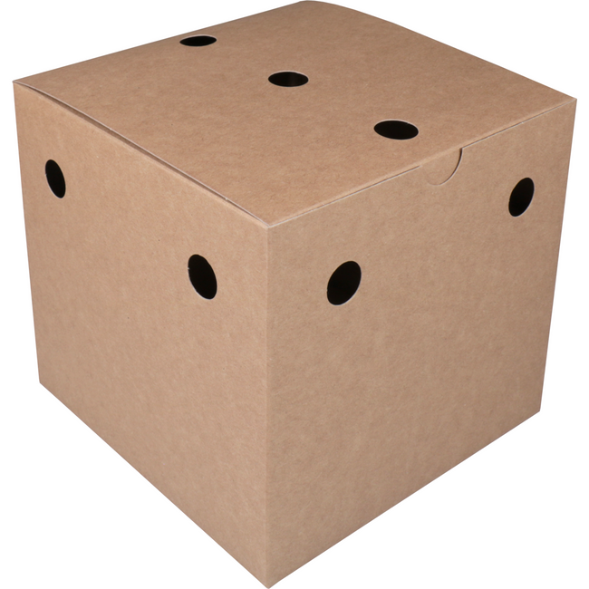 Klika - Bak | Karton | fritesbox | 150x150x140mm | bruin | 25 stuks