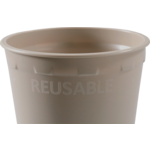 Depa - | Beker | PP | reusable | automaatgeschikt | 180ml | 7.5oz | 96mm | taupe | 432 stuks