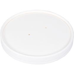 Depa - Deksel | soepbeker | Karton + PE | rond | Ø117mm | wit | 500 stuks