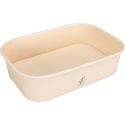 Klika - Bak | 500ml | maaltijdcontainer | 169x117x41mm | naturel | 25 stuks