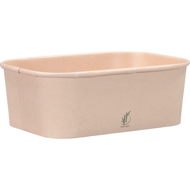 Depa - Bak | 750ml | maaltijdcontainer | 169x117x56mm | naturel | 25 stuks