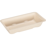 Depa - Bak | Bagasse (suikerrietpulp) | A5 | snackbak | 150x77x30mm | naturel | 50 stuks