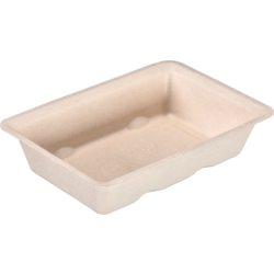 Depa - Bak | Bagasse (suikerrietpulp) | A13 | snackbak | 163x110x36mm | naturel | 50 stuks