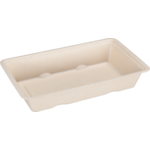 Depa - Bak | Bagasse (suikerrietpulp) | A14 | snackbak | 190x118x36mm | naturel | 50 stuks