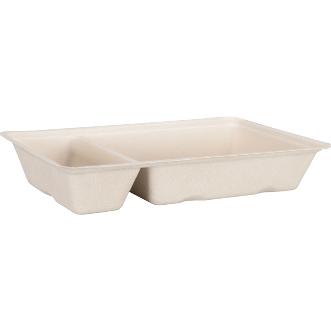 Depa - Bak | Bagasse (suikerrietpulp) | A20 | snackbak | 205x120x36mm | naturel | 50 stuks