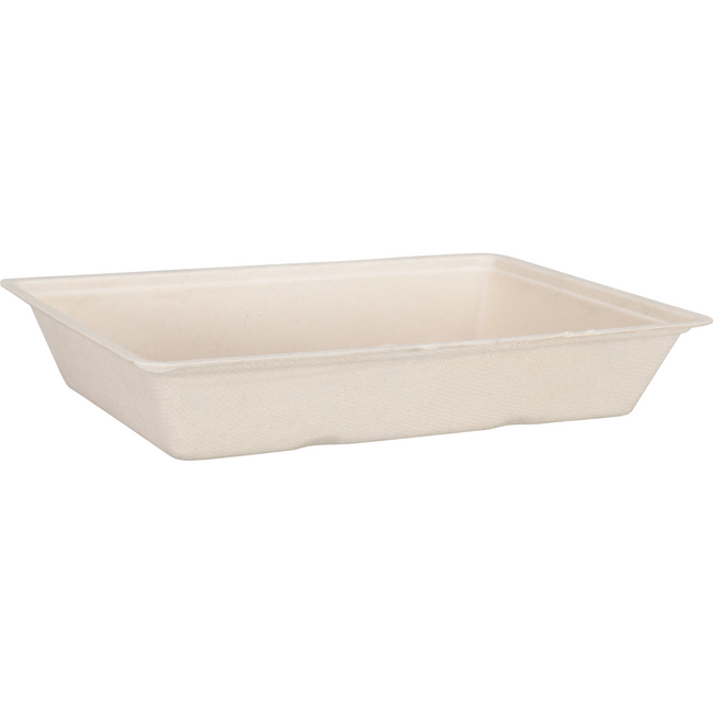 Depa - Bak | Bagasse (suikerrietpulp) | A50 | snackbak | 202x140x36mm | naturel | 50 stuks
