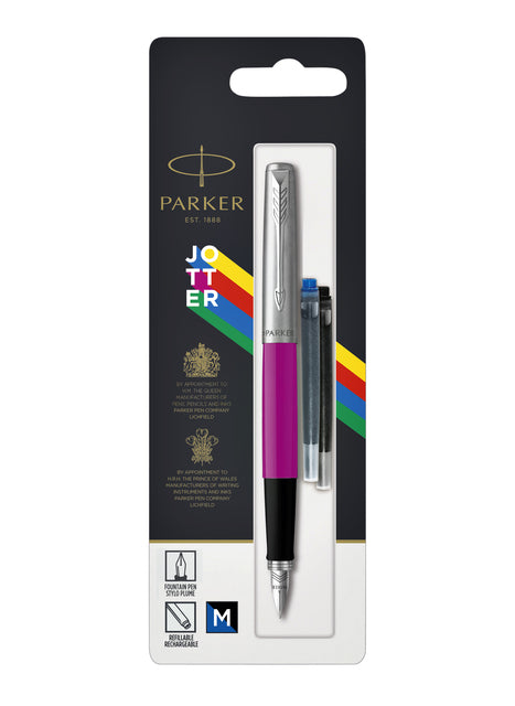 Stylo plume Parker Jotter Originals CT M blister rose