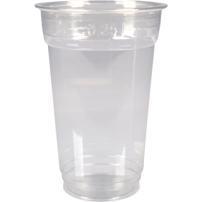 Depa - Glas | bierglas | gerecycled PET | 250ml | 114.9mm | transparant | 1200 stuks