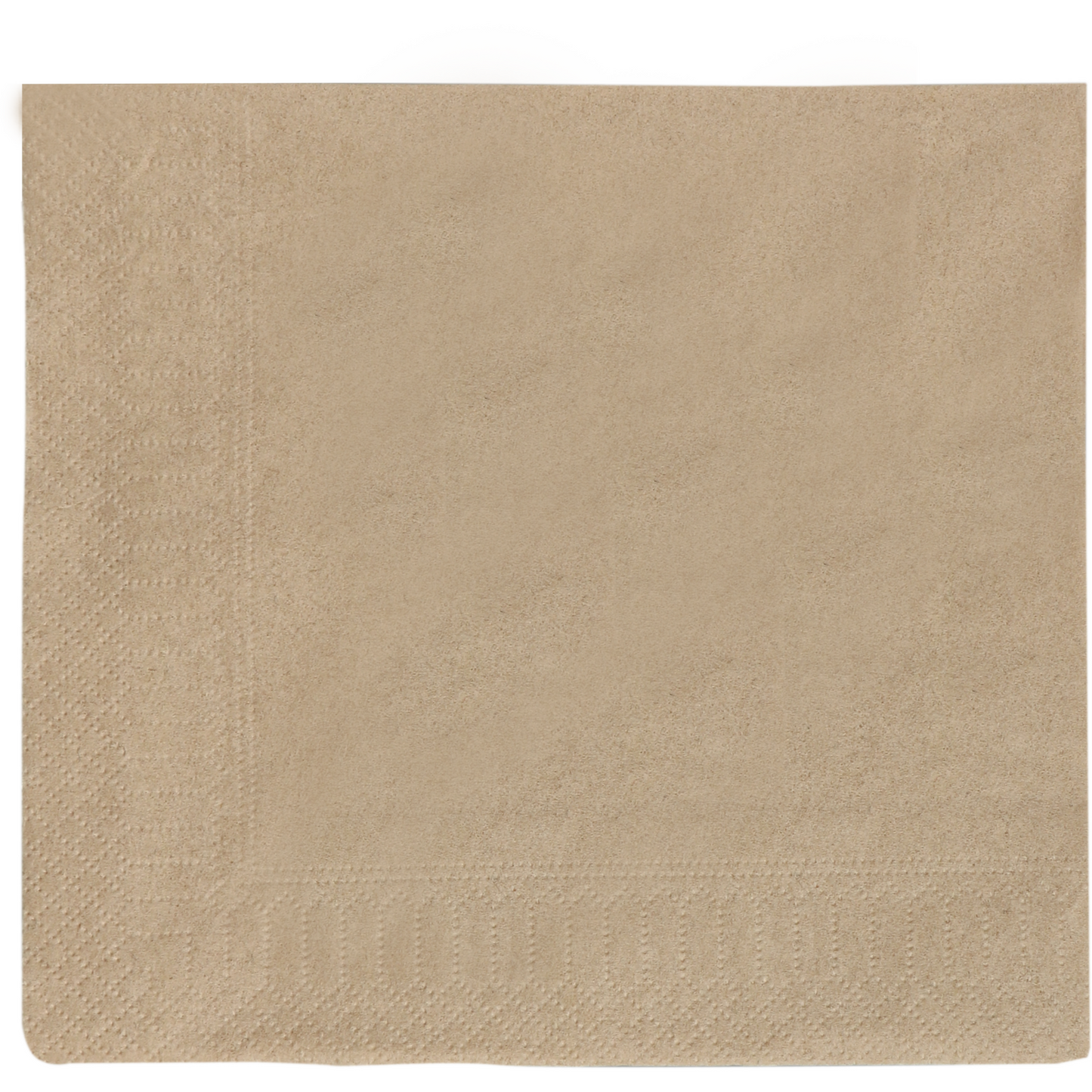 Klika - Servet | 2-laags | 33x33cm | papier | bruin | 100 stuks
