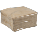 Klika - Servet | 2-laags | 33x33cm | papier | bruin | 100 stuks