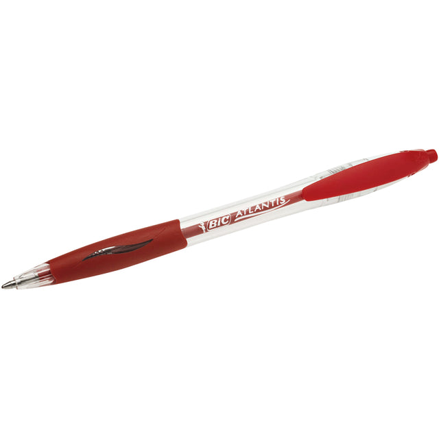 Stylo bille Bic Atlantis classique 0.32mm rouge