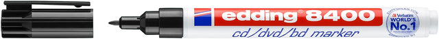 Marqueur CD edding 8400 rond noir 0.5-1.0mm