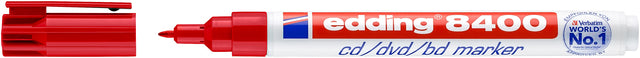Edding - Cd marker edding 8400 rond 0.5-1mm rood | 10 stuks