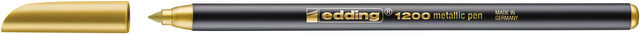 Feutre fin edding 1200 or métallisé 1mm